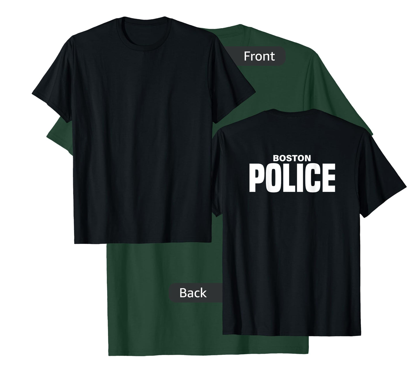 Boston Police Officer Massachusetts Policeman Duty T-Shirt