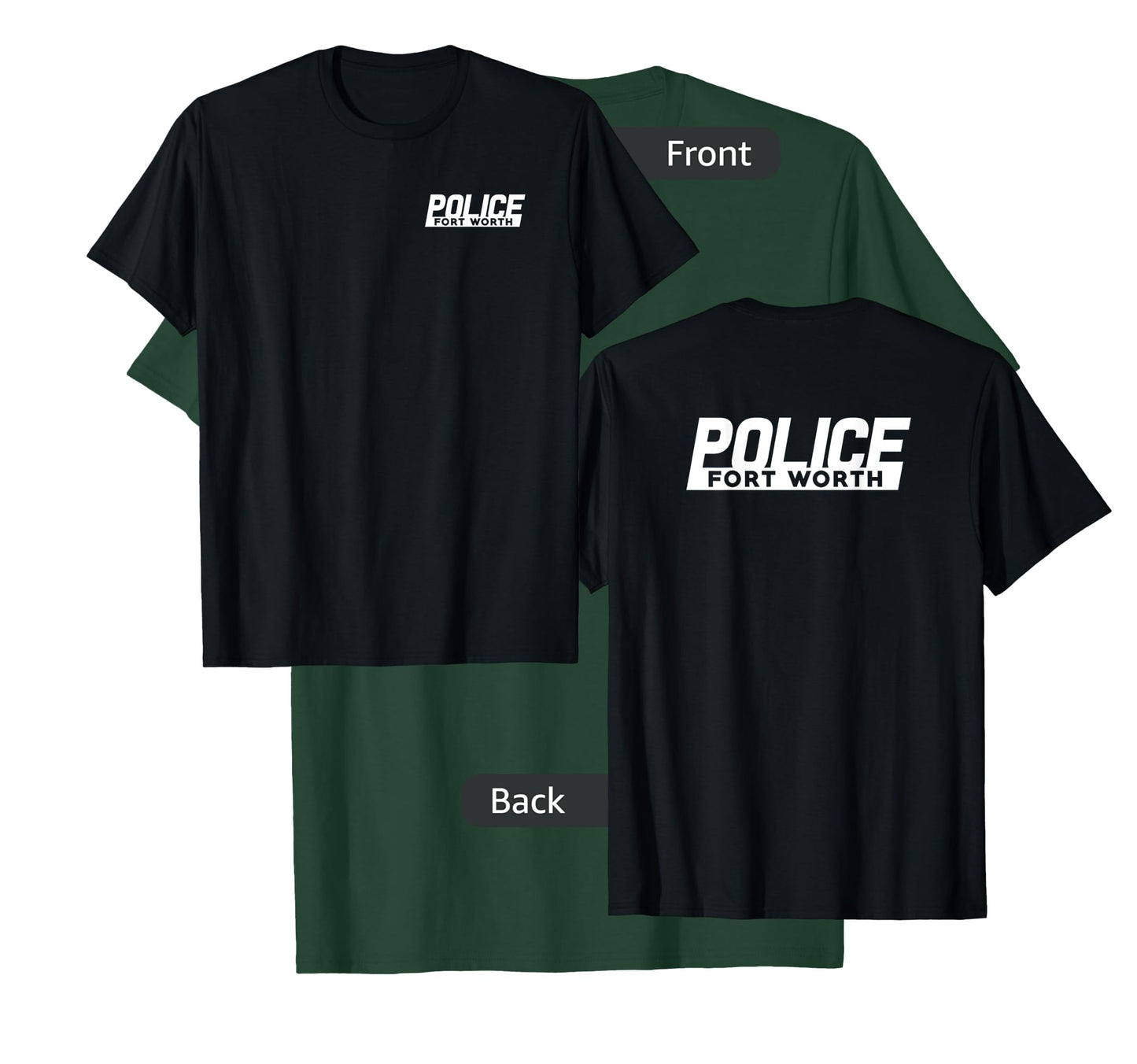 City of Fort Worth Police Officer Texas Policeman T-Shirt