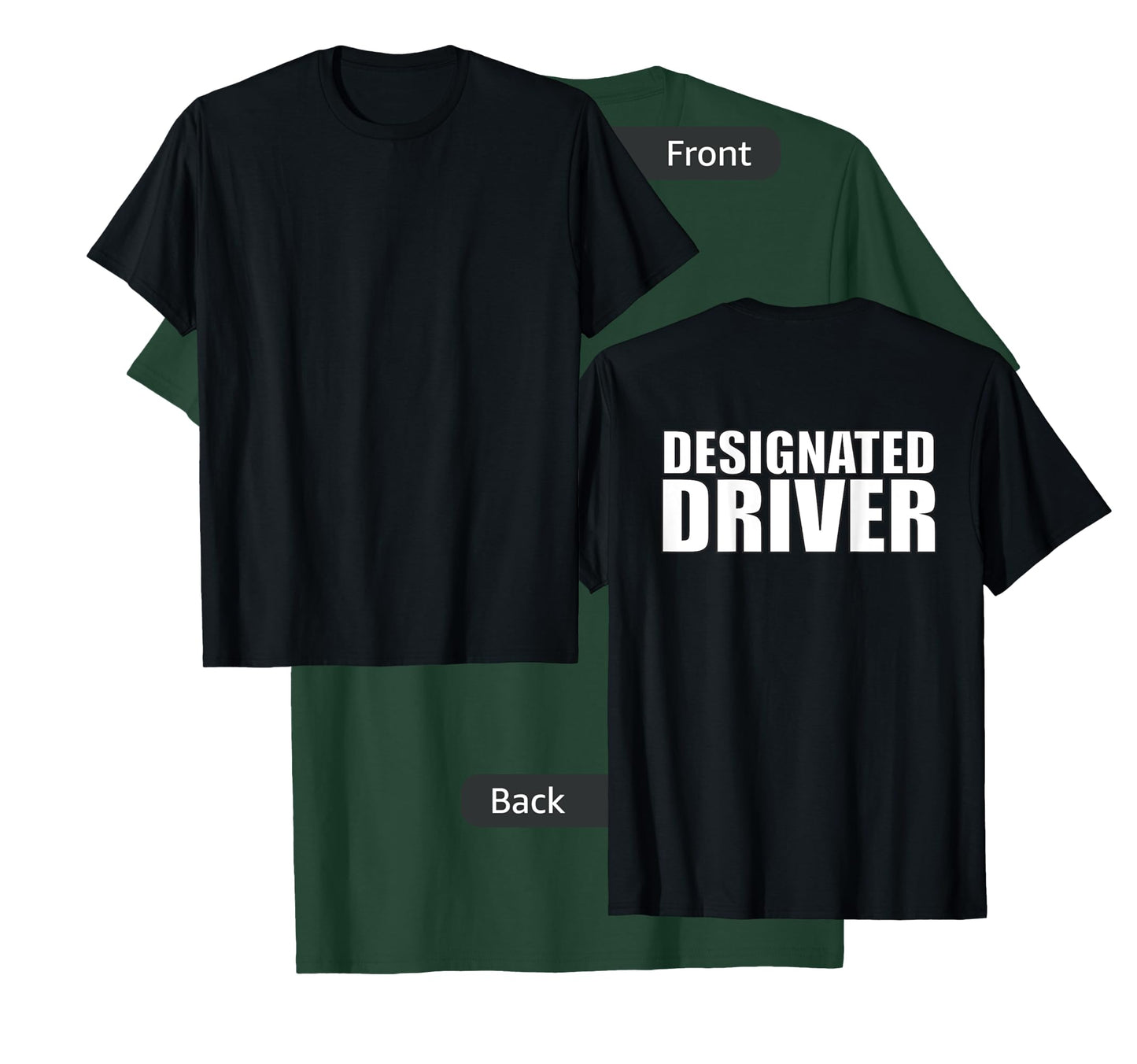 Designated Driver Low Vision, Blind, T-Shirt