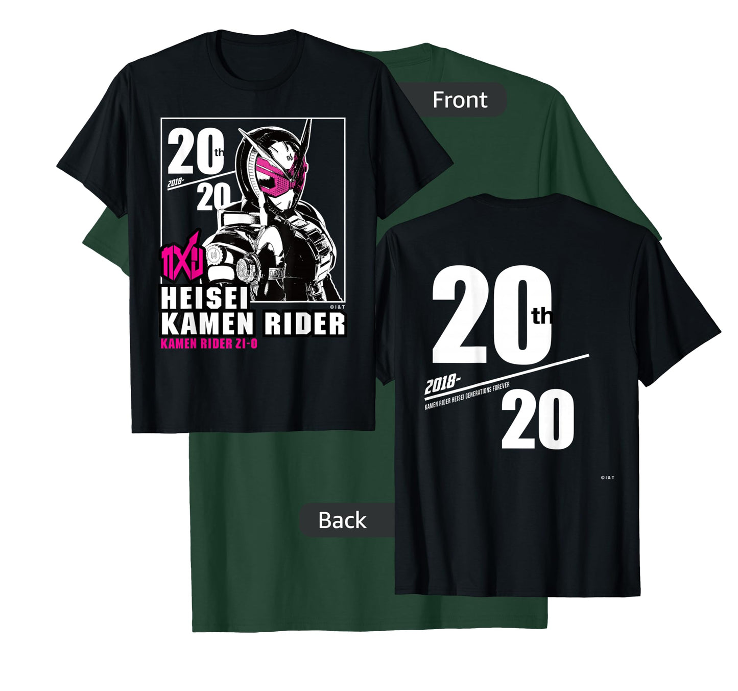 Kamen Rider Zi-O Heisei Rider Anniversary T-Shirt
