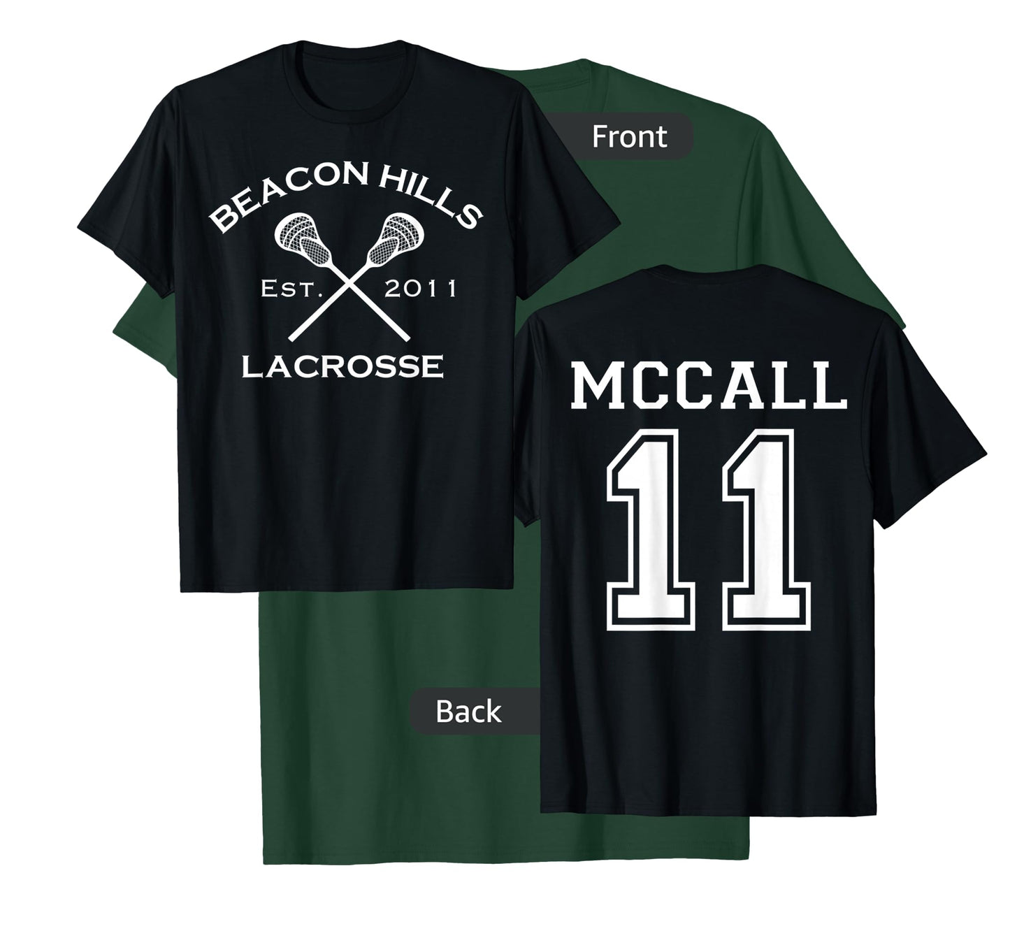 Beacon Hills Lacrosse McCall 11 Teen Wolf Inspired TShirt T-Shirt