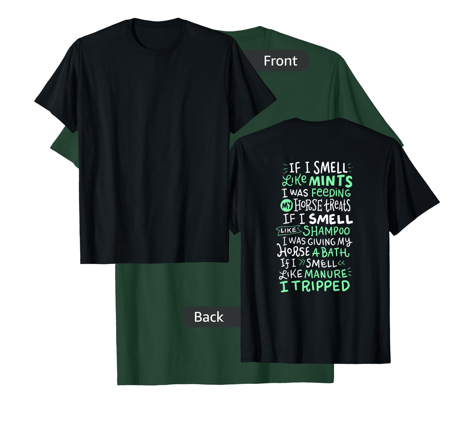 If I Smell Like Mints Horse T Shirt Gift Ideas for Girls