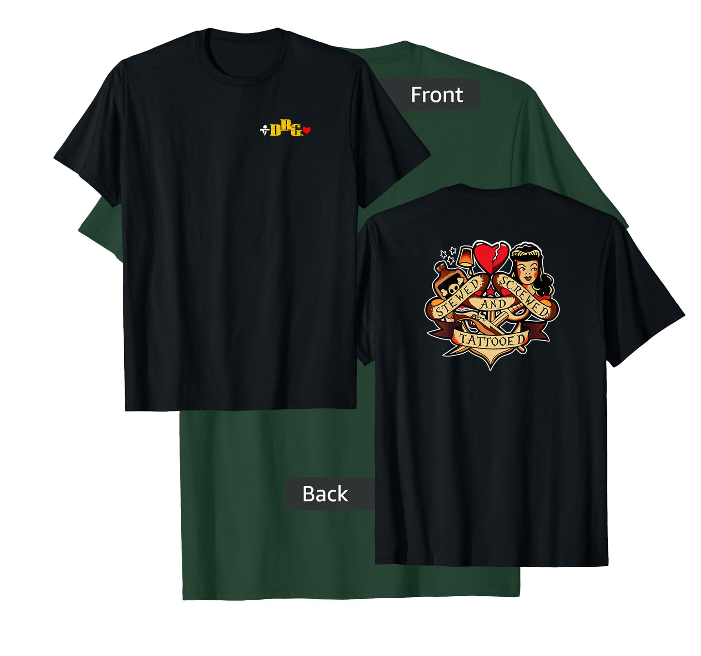 DBG "STEWED SCREWED AND TATTOOED" SWCC DBG's T-Shirt