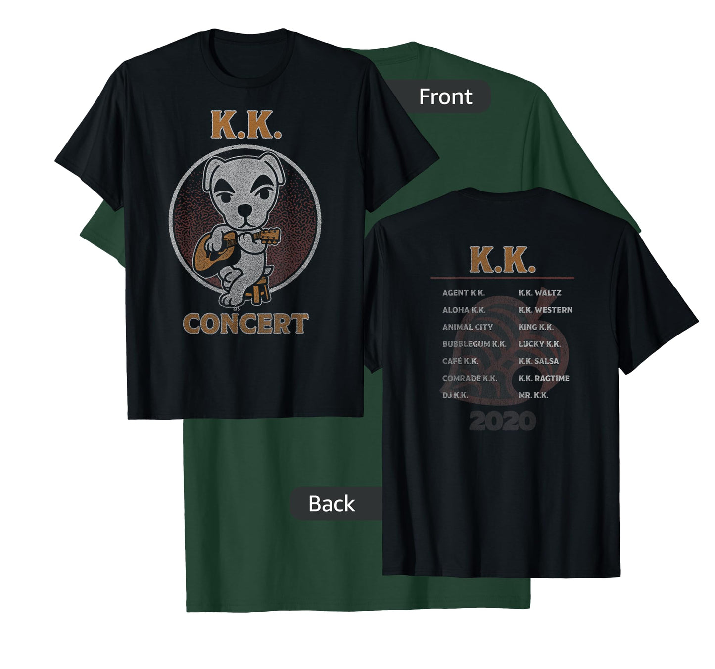 Animal Crossing: New Horizons K.K. Slider In Concert Vintage T-Shirt