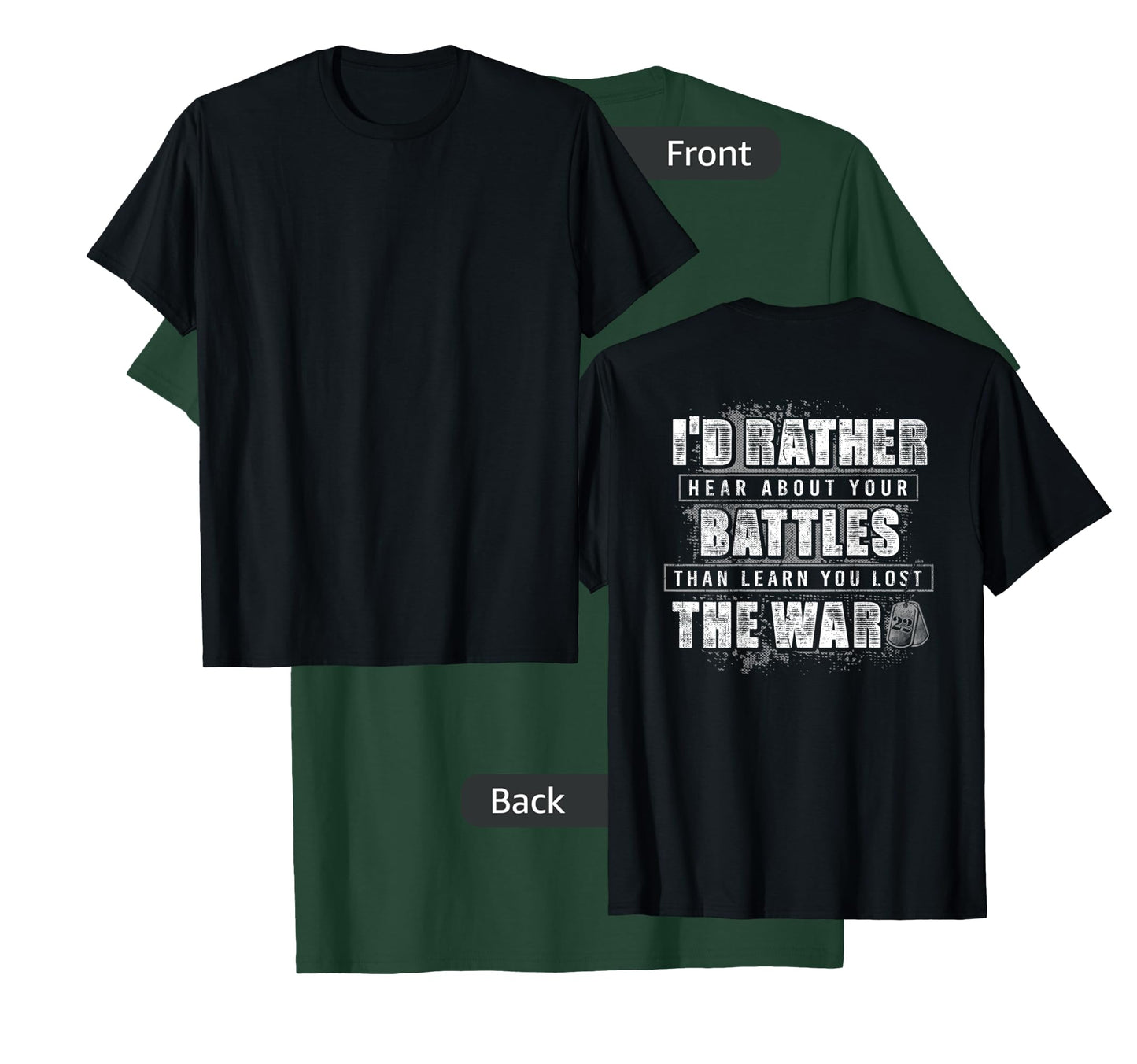 i'd rather hear about your battles T-Shirt