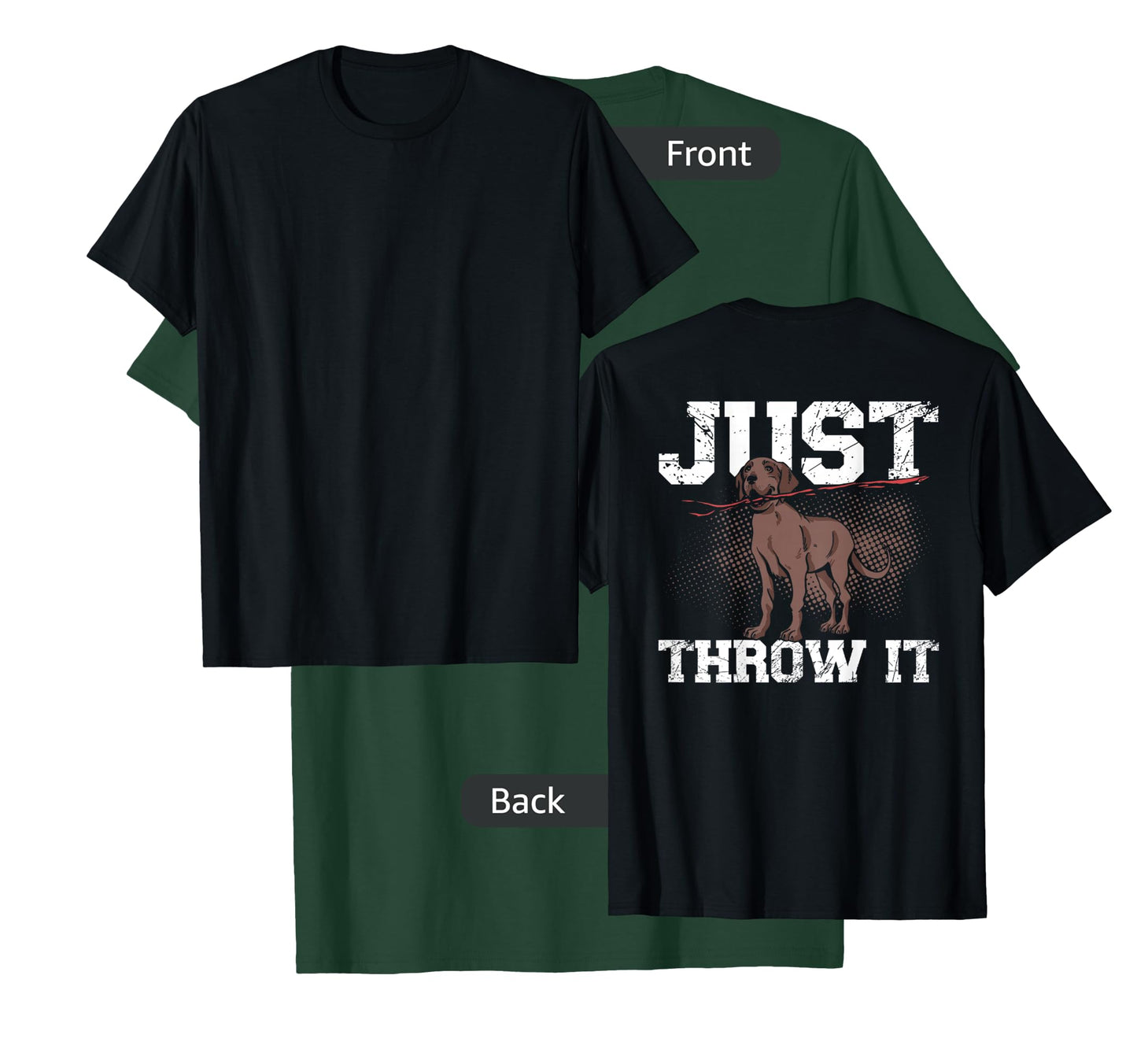 Just Throw It Backprint T-Shirt