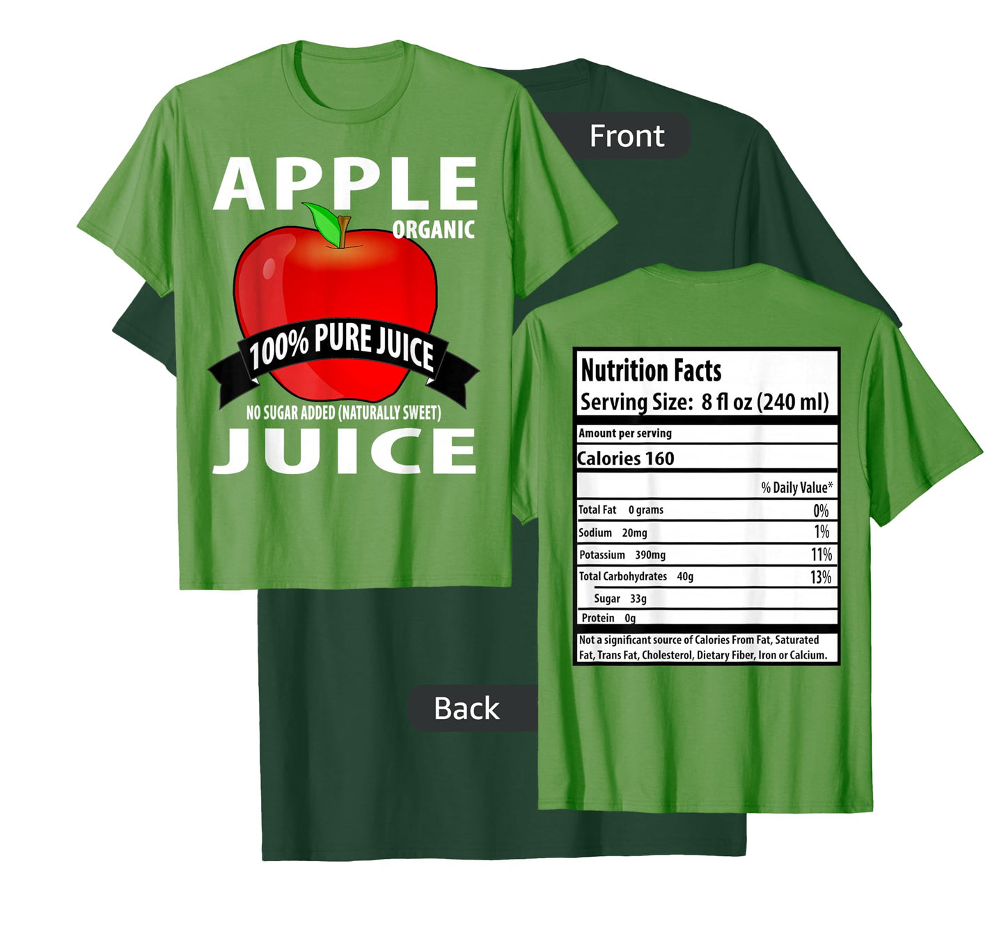 Apple Juice Box: Family Halloween Costumes for 5 People T-Shirt