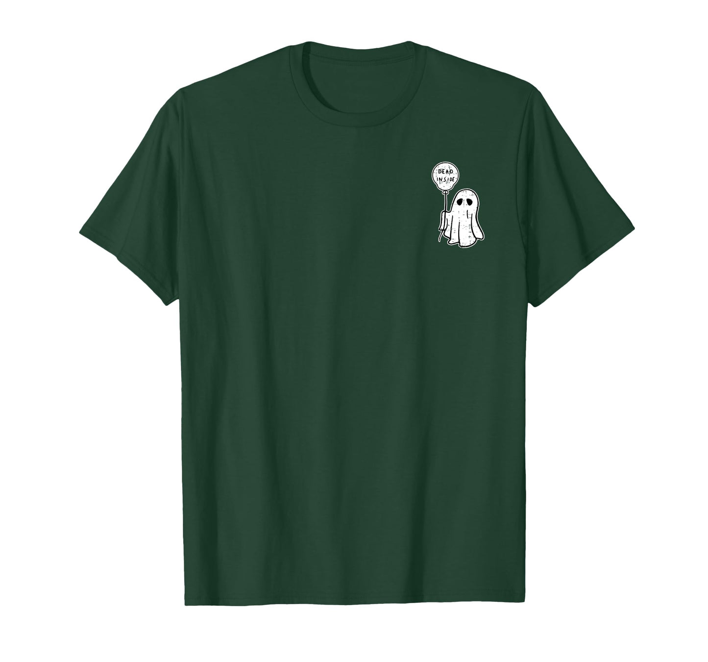 Ghost Dead Inside Halloween Costume Funny Ghoul Spirit T-Shirt