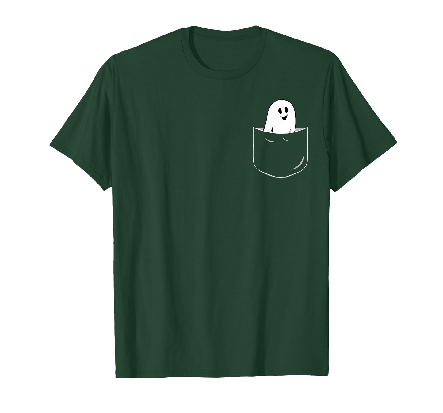 Pocket Cute Little Ghost Boo Halloween Costume T-Shirt