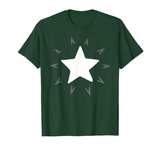 Graphic Star Print with Rays T-Shirt