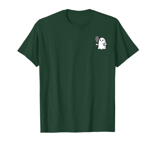 Funny Halloween Ghost Tennis My Boo Halloowen Men Women T-Shirt