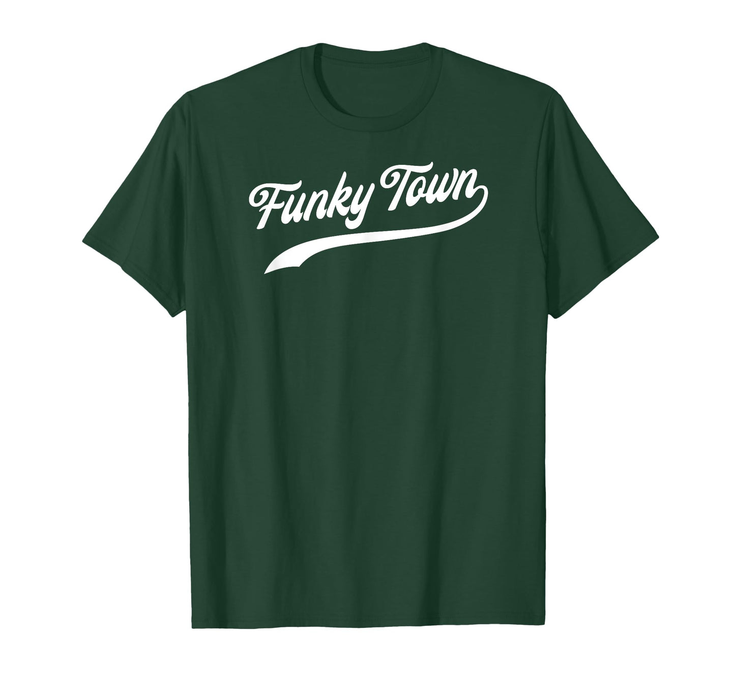FUNKY TOWN Fort Worth TX Baseball Style Design T-Shirt
