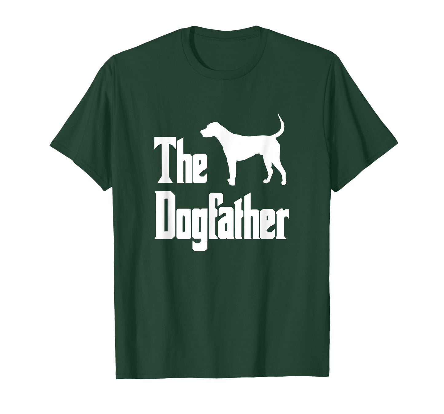 The Dogfather T-Shirt, American Foxhound Dog silhouette T-Shirt
