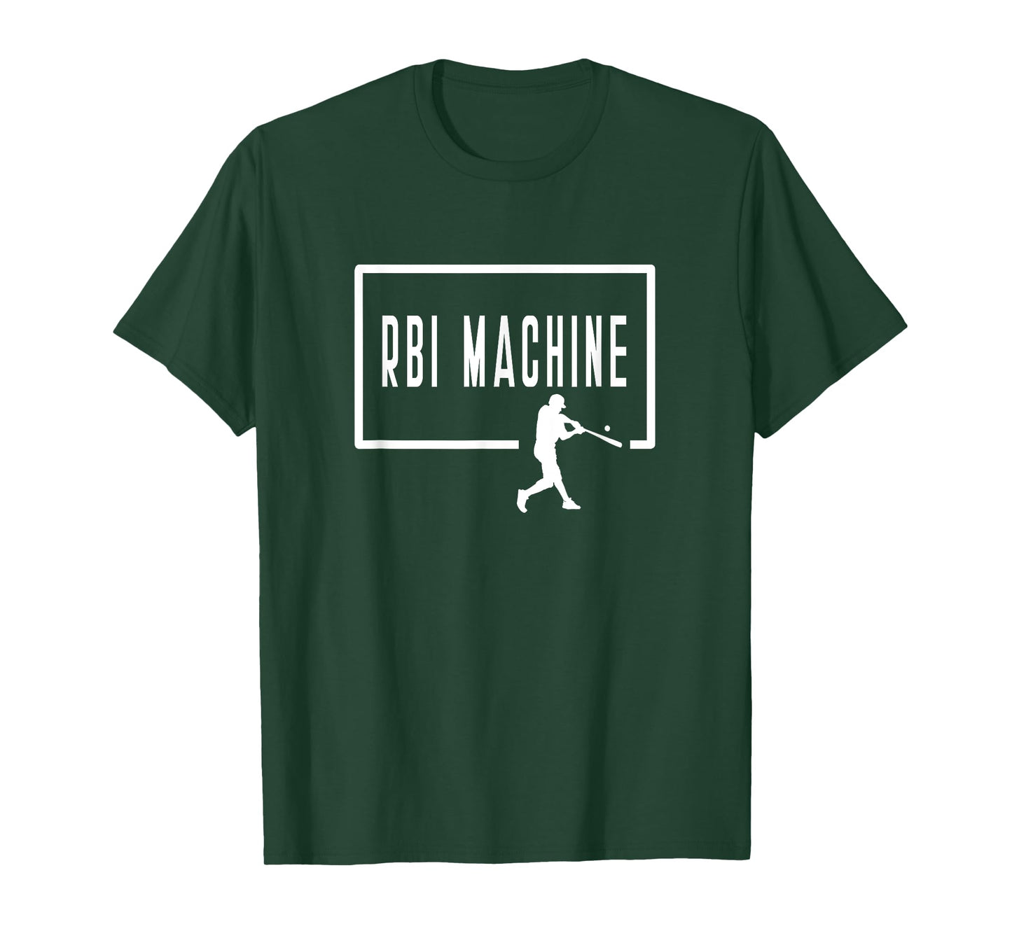 RBI Machine Baseball Batter Homerun Funny Game Saying Player T-Shirt