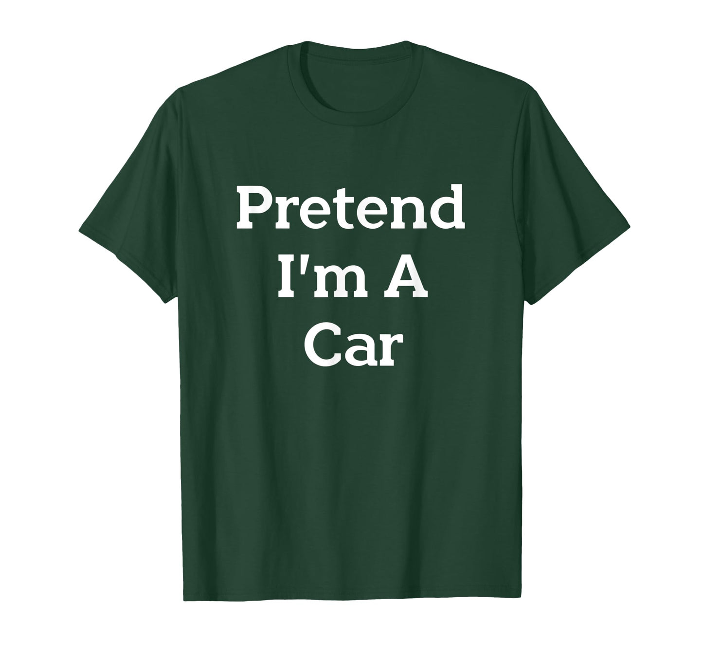 Pretend I'm A Car Costume Funny Vehicle Halloween Party T-Shirt