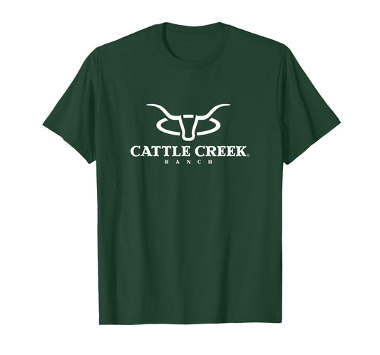 Cattle Creek Original White Logo T-Shirt