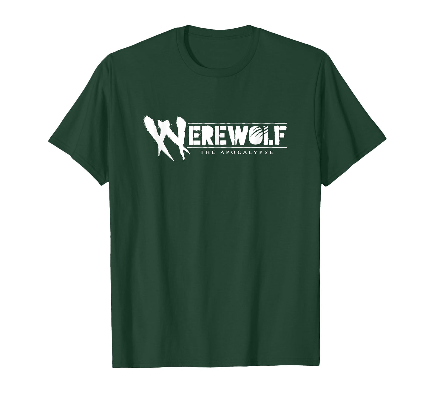 World of Darkness WoD Werewolf The Apocalypse Logo T-Shirt - Unisex-Adults/Kids, Black, Small, Short Sleeve