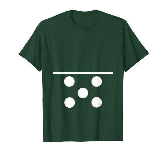 Domino Blank and 5 Matching Halloween Gift Group Costume 0-5 T-Shirt