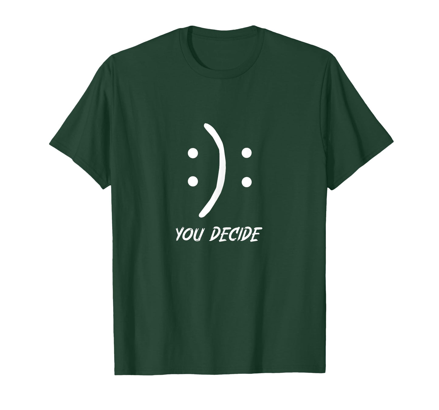 Happy Or Sad You Decide Smile Frown Tank Top