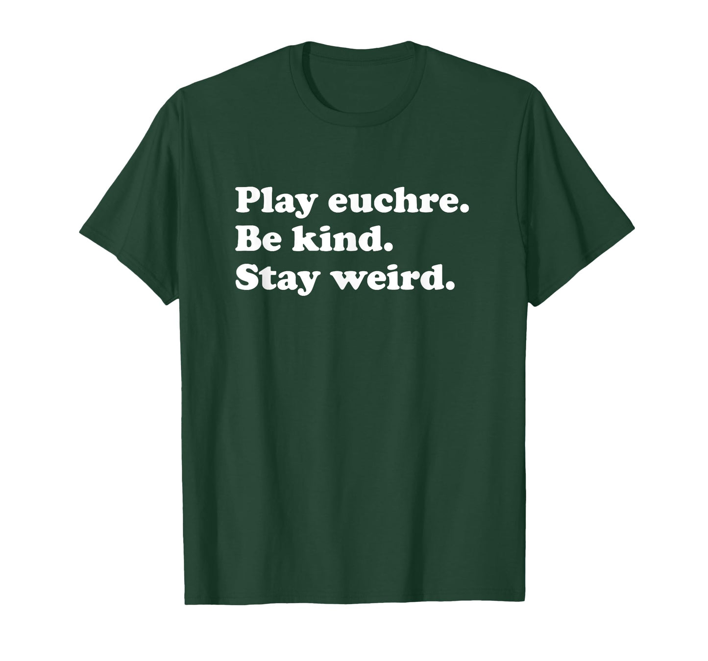 Men Women Teens Boys or Girls Funny Euchre T-Shirt