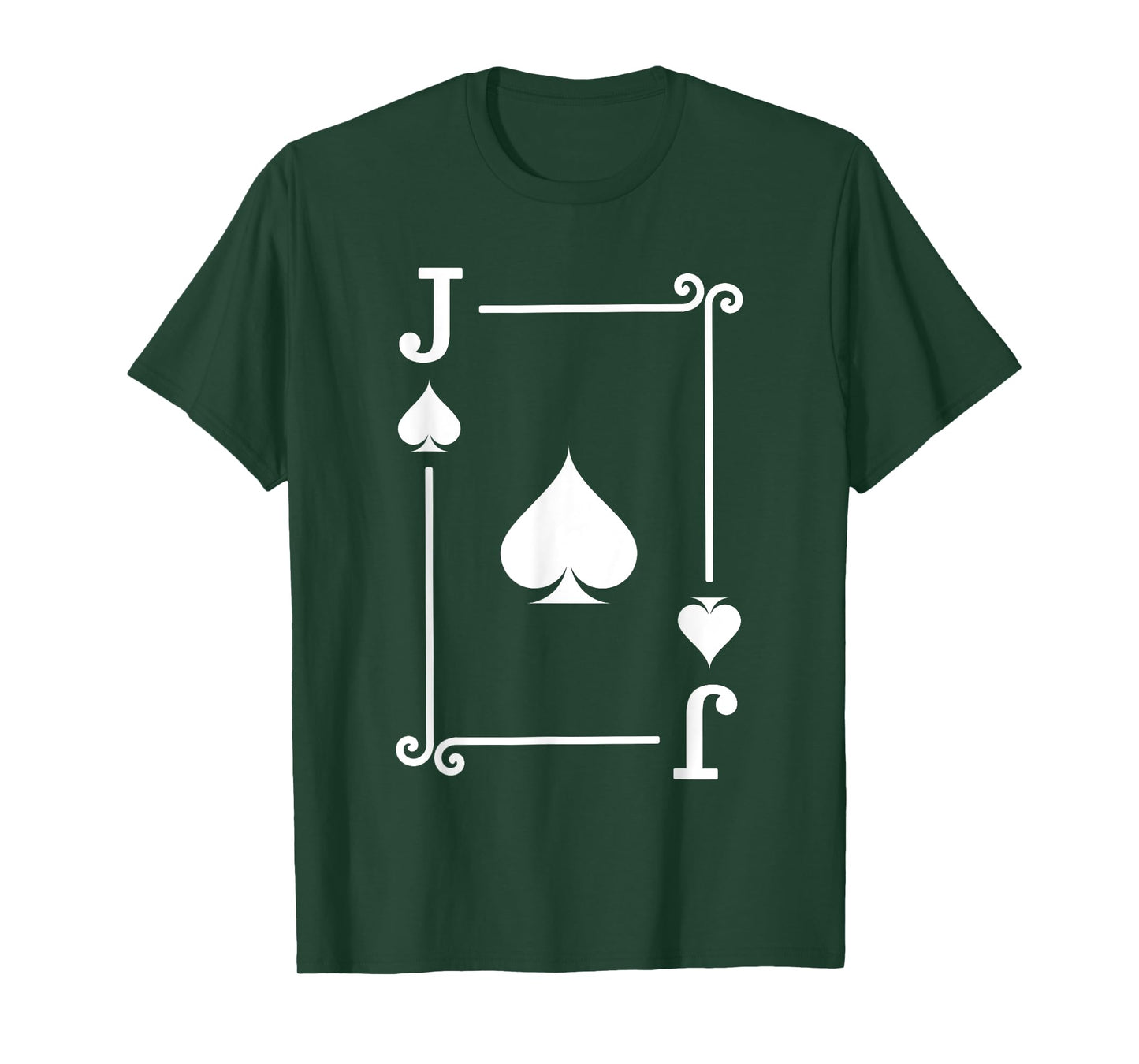 Playing Cards Costume - Jack Card Spades - Jack Card T-Shirt