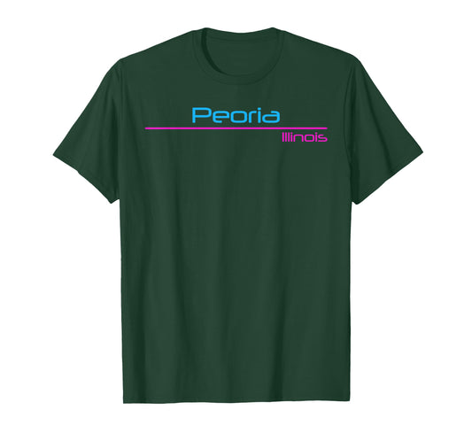 Retro Peoria Illinois T-Shirt