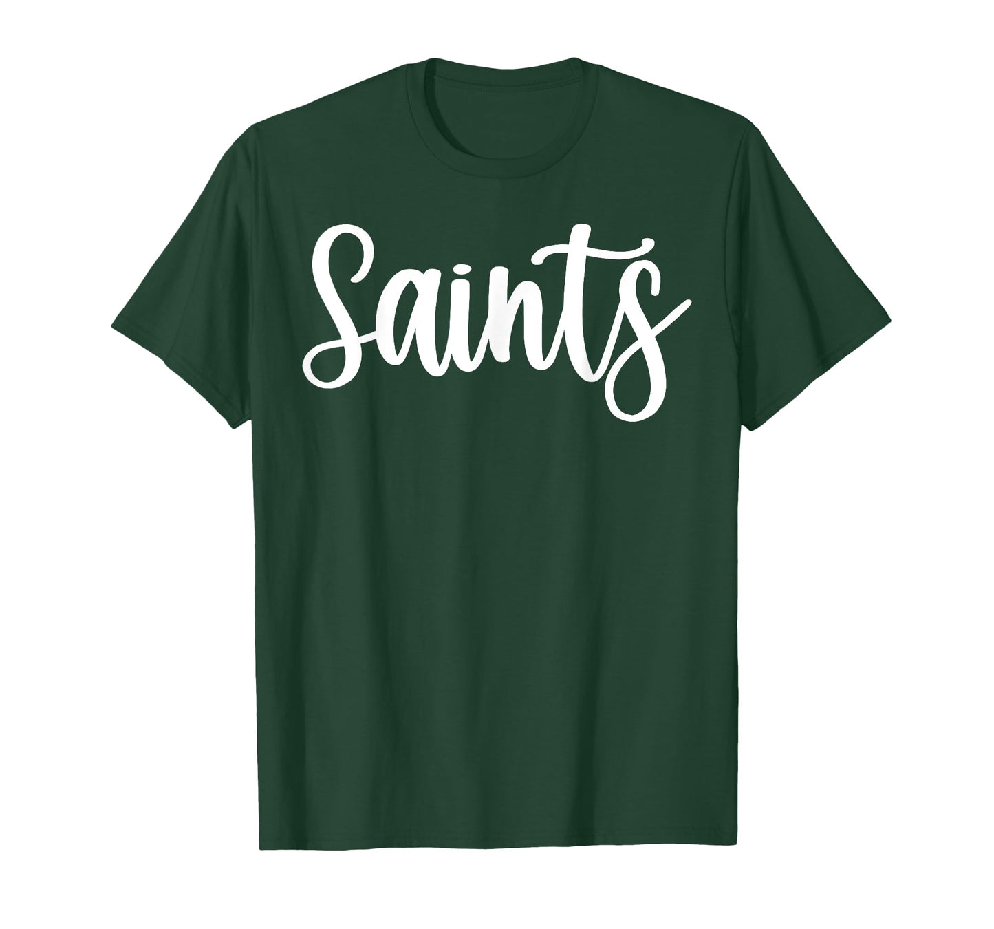 Saints School Spirit Team Mascot Game Night T-Shirt