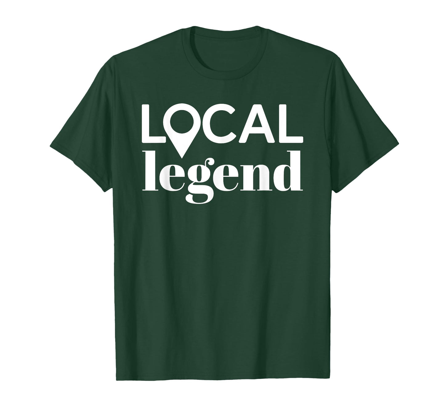 Local Legend Minimal Typography Party T-Shirt Tee T-Shirt