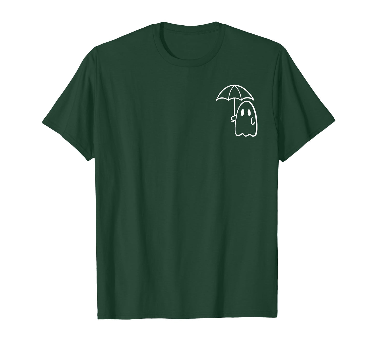 Funny Umbrella Ghost Halloween Spooky Holiday T-Shirt