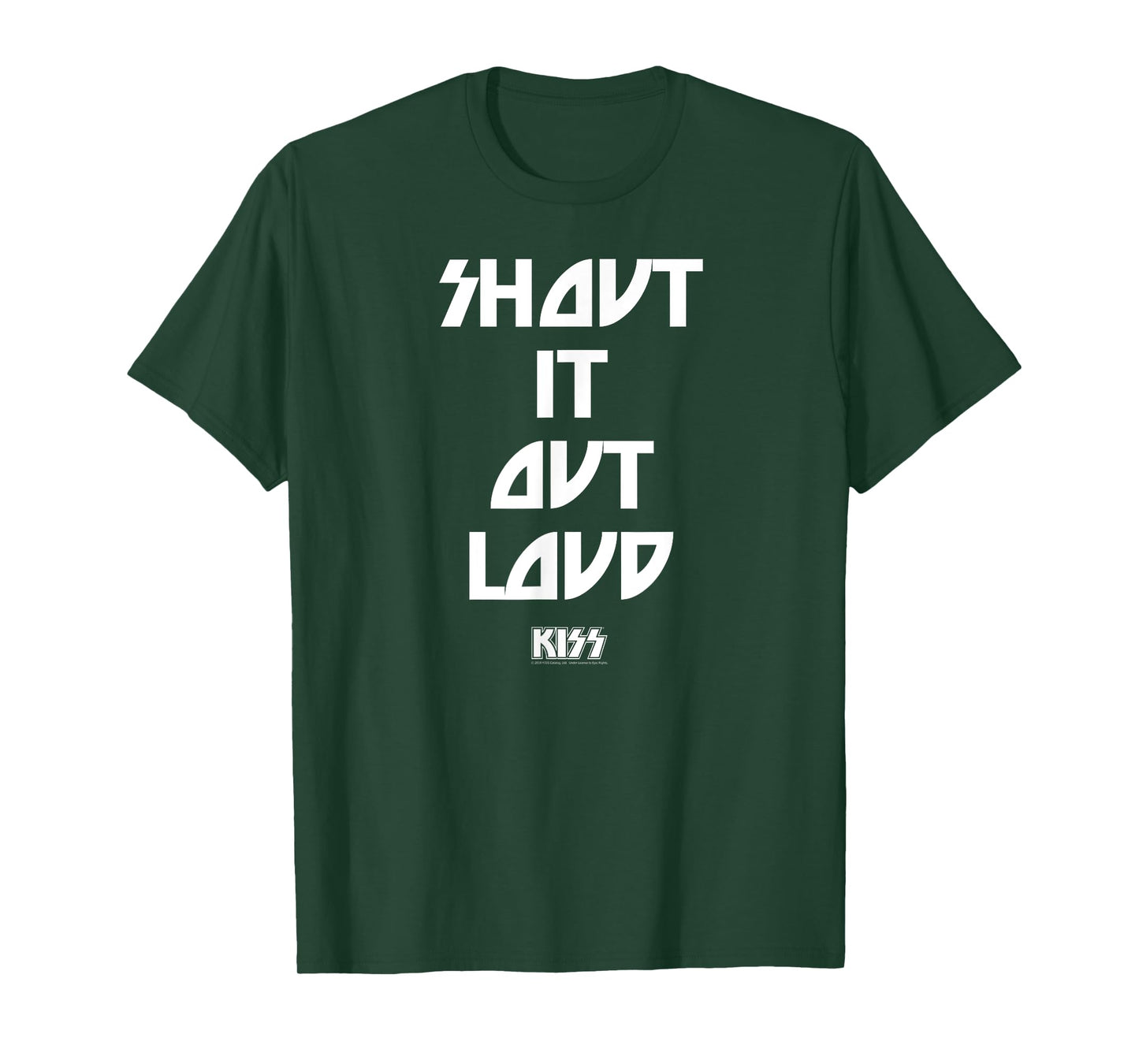 KISS - Shout It Out Loud Lyric T-Shirt