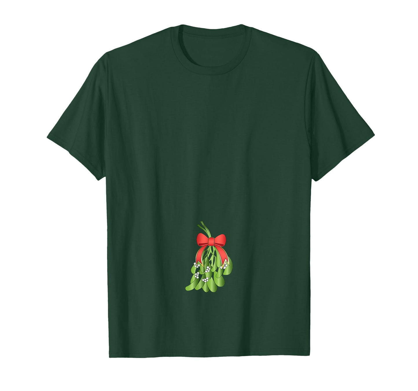 MISTLETOE Dirty Santa Xmas Funny Adult Humor Ugly Shirt Gift T-Shirt