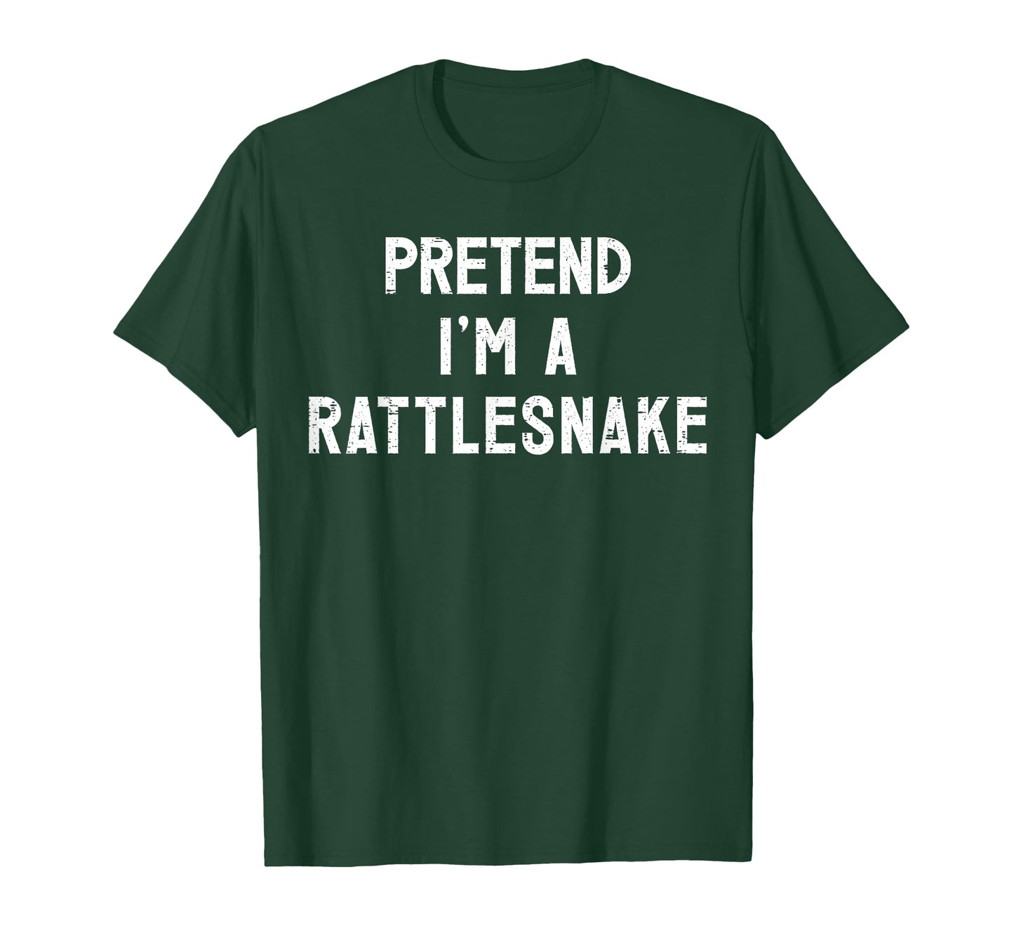 Pretend I'm A Rattlesnake Halloween Costume T-Shirt