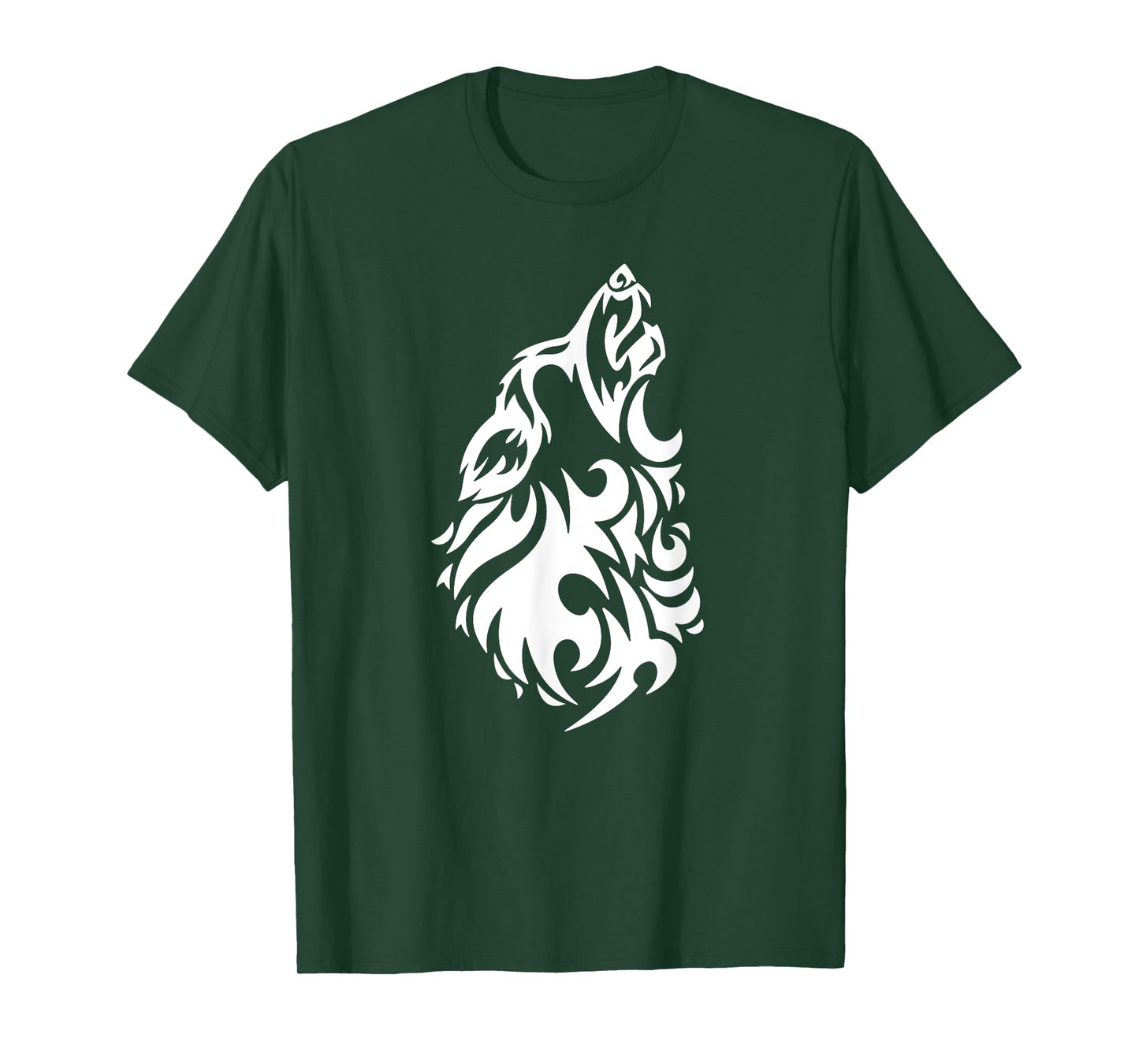 Wolf Tee - Cool Tribal Dog Head Pup Howling Men Women Girls Kids T-Shirt