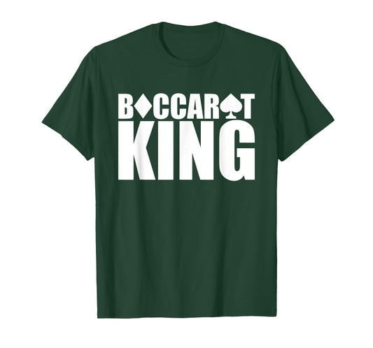 Baccarat King Fun Baccarat Cards Games-Baccarat Is My Game T-Shirt