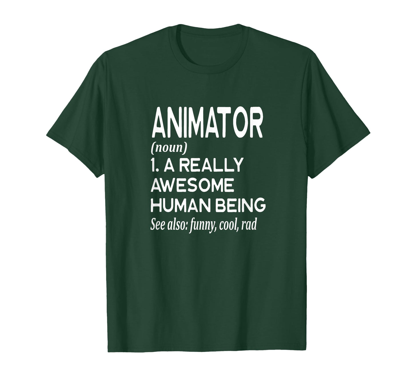 Animator Definition Funny Artist Movie TV Show Animation T-Shirt