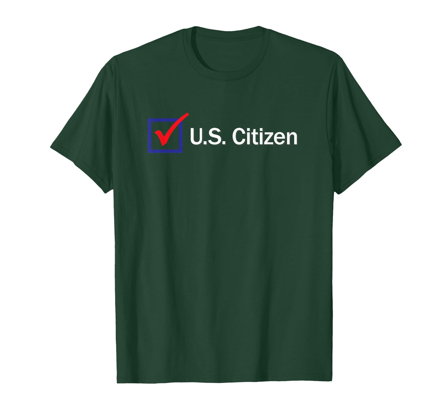 US Citizen T-Shirt: American Census Vote Checkbox