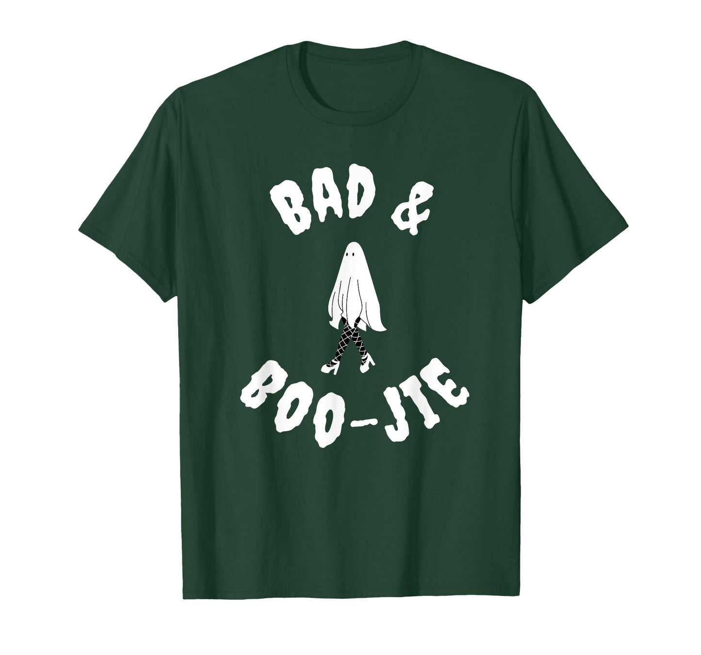 Bad & Boo-jie - Chic Halloween Sassy Lady Ghost T-Shirt
