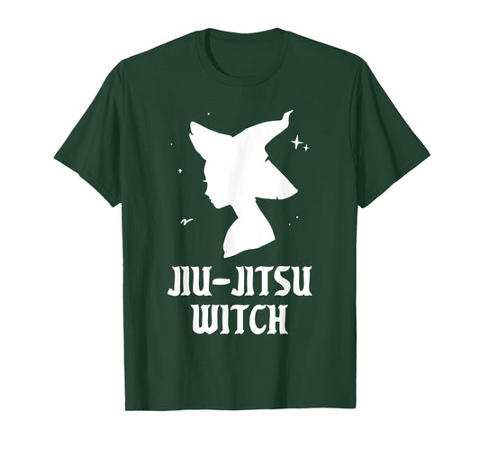 Jiu-Jitsu Witch Funny Martial Arts Sports Halloween Costume T-Shirt