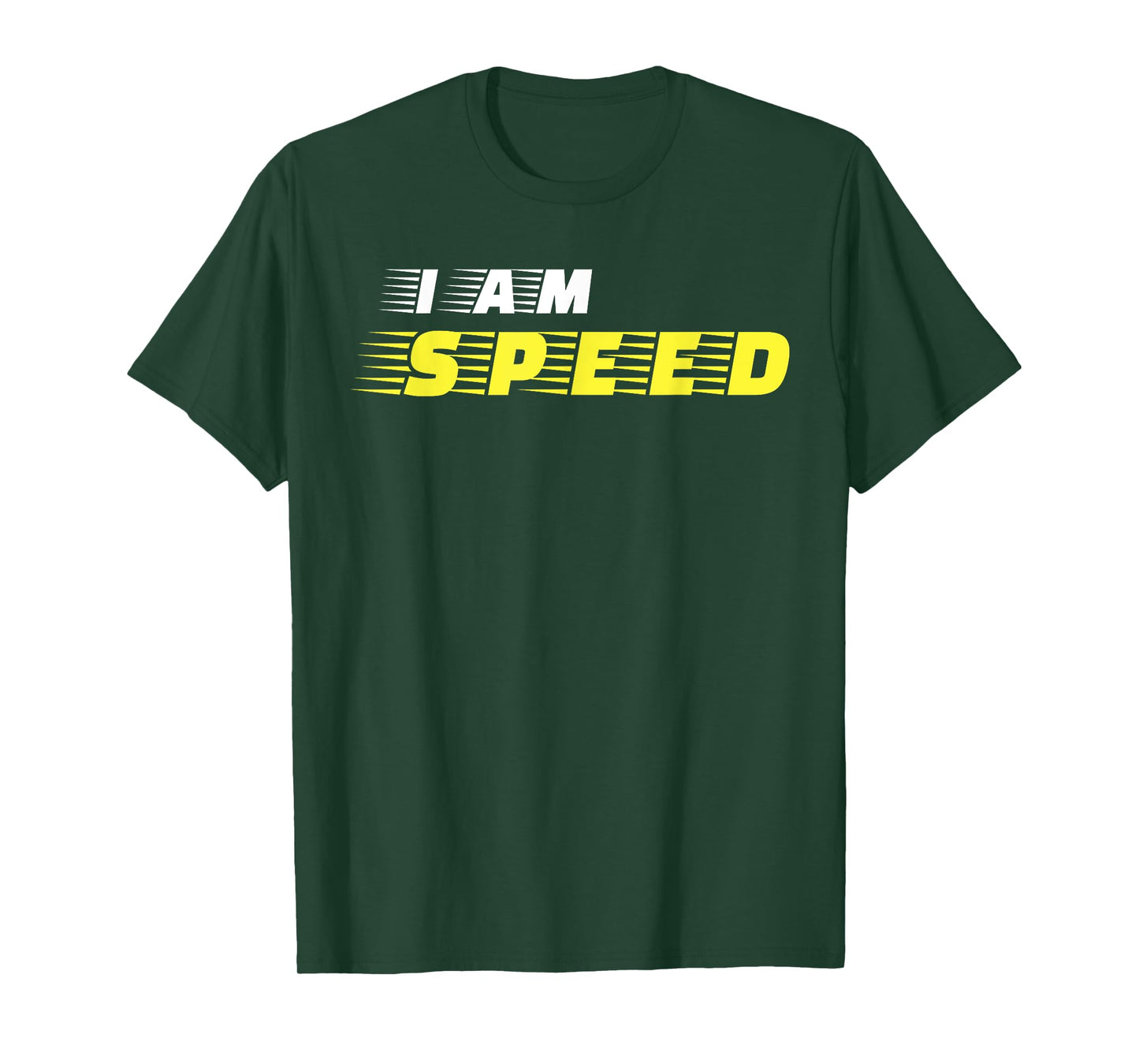 I am Speed Car Racing Fast Person Movie Quote Kids Race Tee T-Shirt