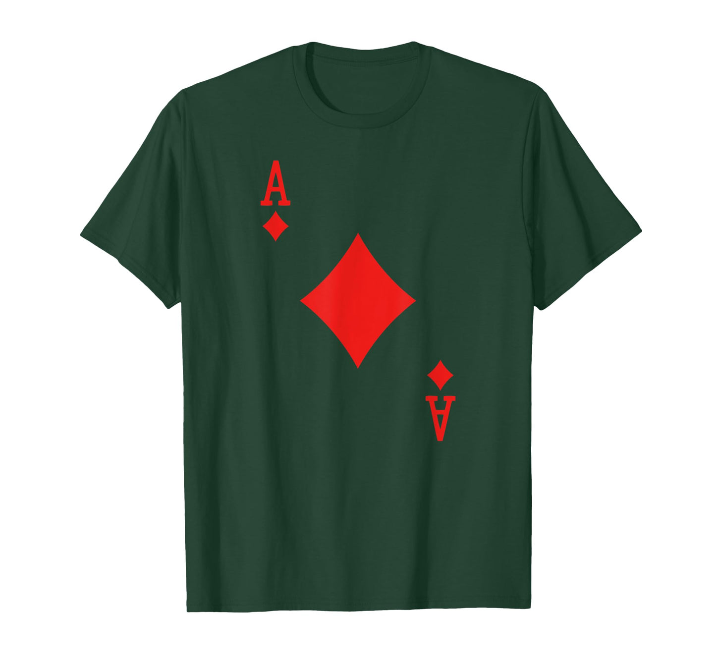 Poker Card Ace Of Diamonds Halloween Costume T-Shirt