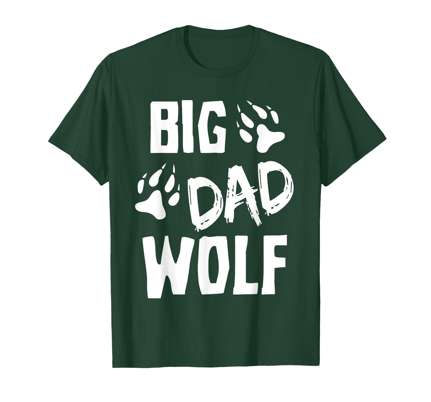 Halloween Shirt Dad Men Funny Costume Daddy Big Dad Wolf T-Shirt