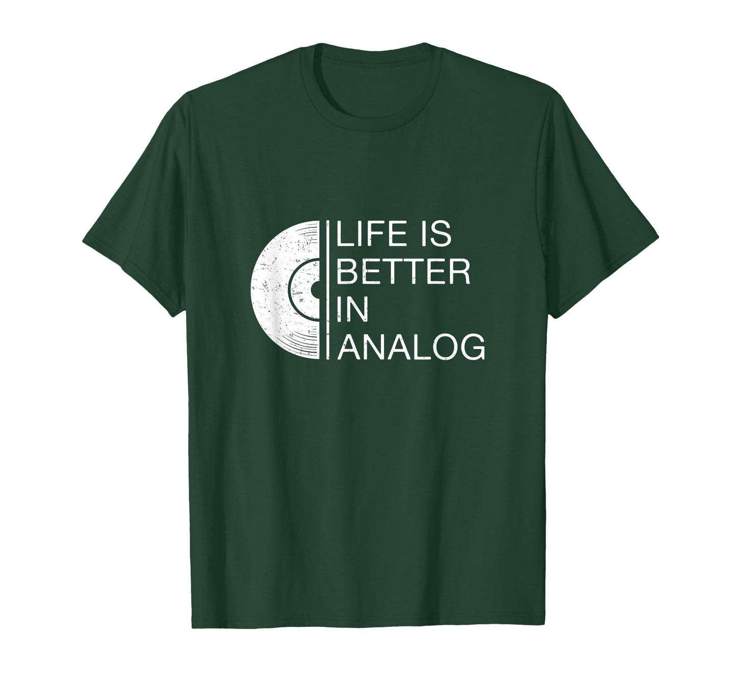 Life Is Better In Analog An Optical Disc Laserdisc Collector T-Shirt