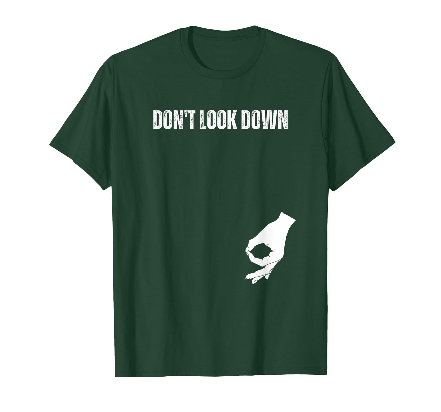 Don't Look Down Funny Circle Game Meme T-Shirt