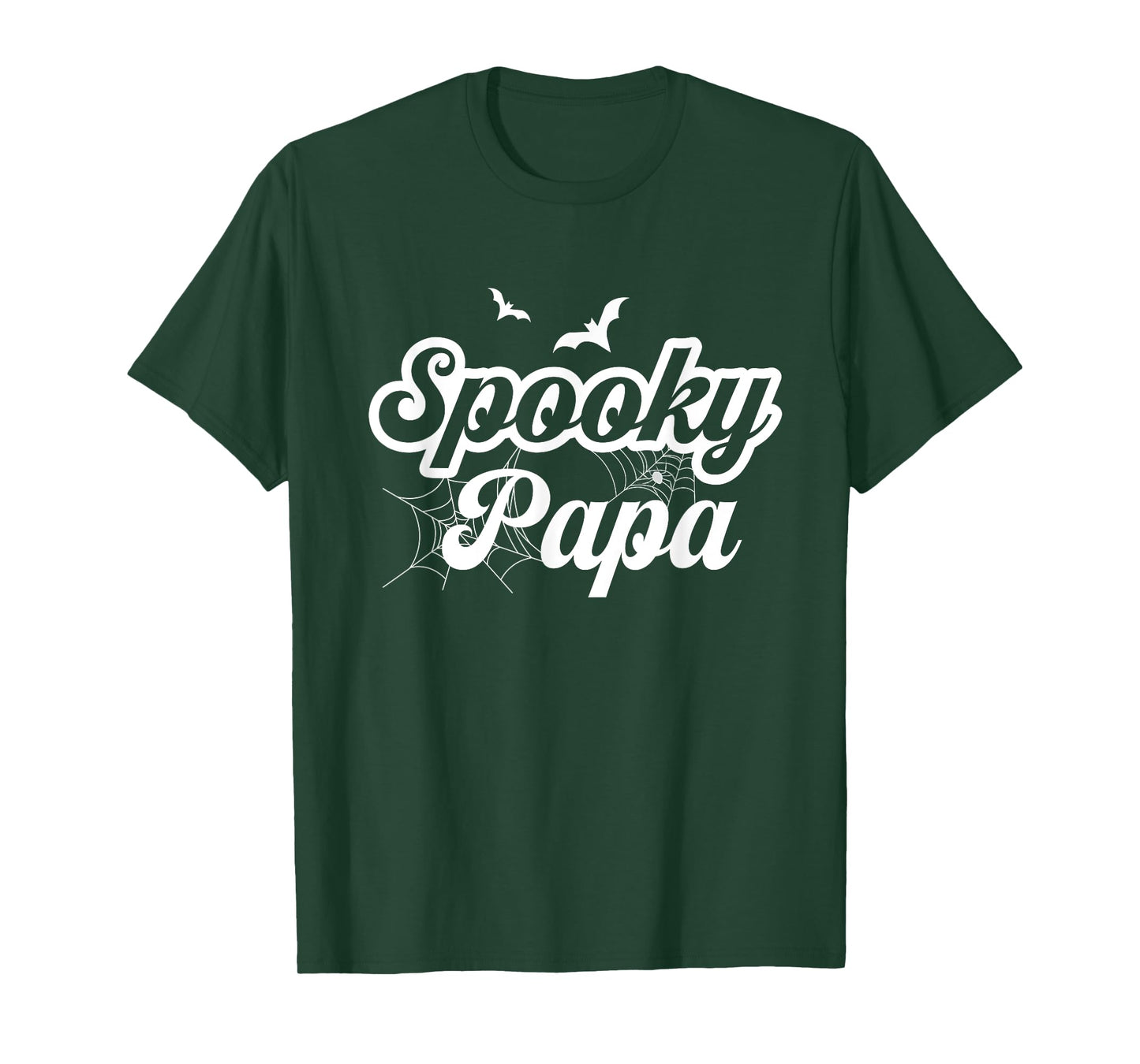Retro Groovy Spooky Papa Halloween Dad Men Trick Or Treat T-Shirt