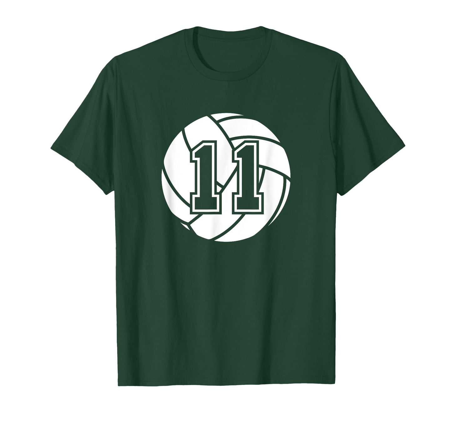 Volleyball Player #11 Volleyball Mom Dad Jersey Number 11 T-Shirt