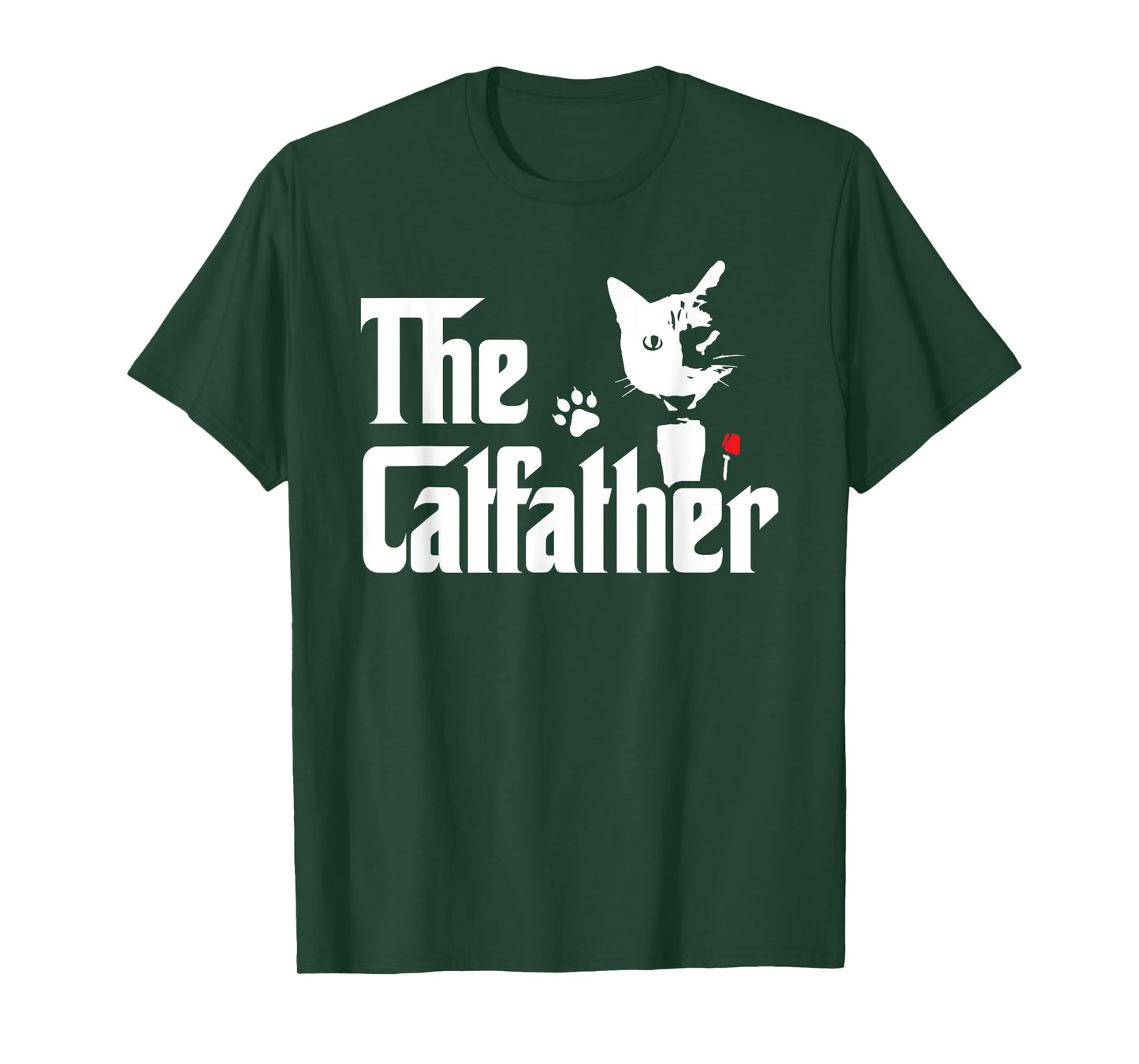 The Catfather Shirt Funny Gift T-Shirt for Cat Daddy T-Shirt