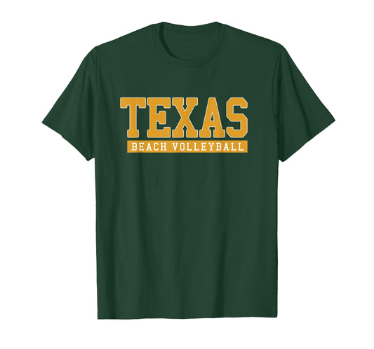 Texas Beach Volleyball T-Shirt for Men Women