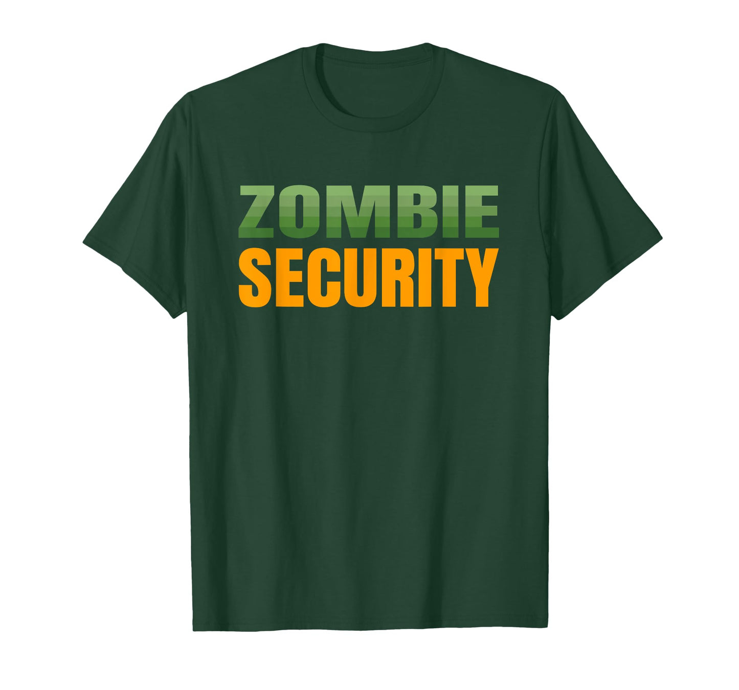 Mom Dad Parents Adult Halloween Costume - Zombie Security T-Shirt