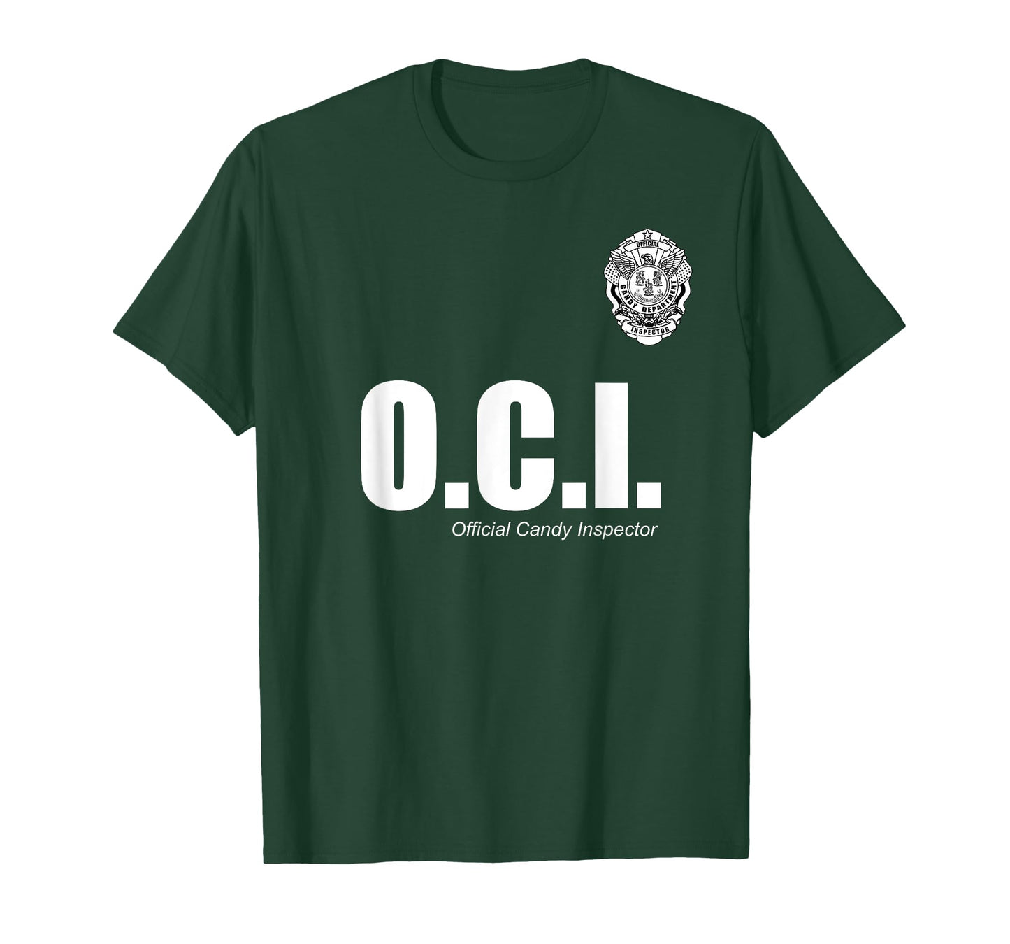 OFFICIAL CANDY INSPECTOR SHIRT | OCI Halloween T Shirt T-Shirt