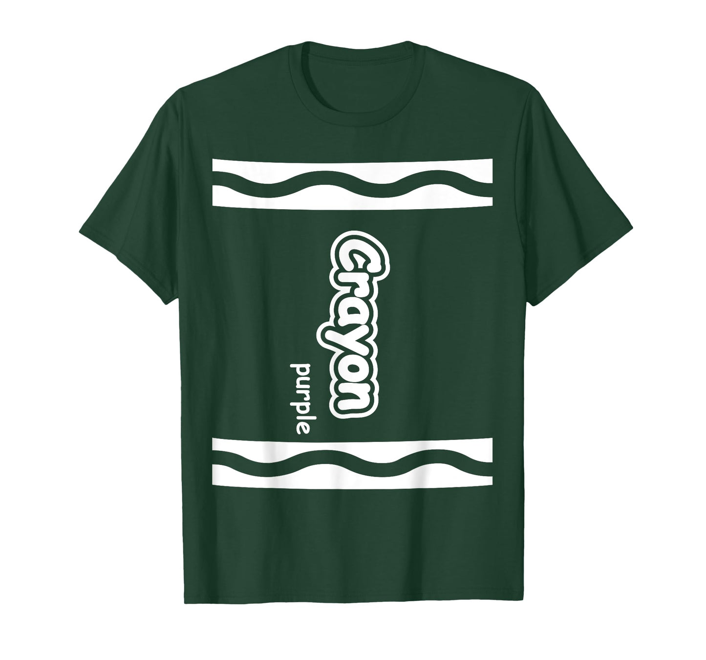 Purple Crayon Easy Halloween Costume Cute T-Shirt (Dark) T-Shirt